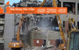 Đập phá tháo dỡ công trình Quận 8.