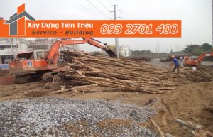 Vựa cừ tràm Quận Tân Phú công ty Tiền Triệu.