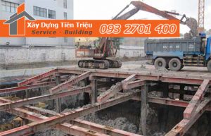 Dịch vụ đào đất tầng hầm CTY Tiền Triệu Quận 11.