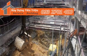 Dịch vụ đào đất tầng hầm CTY Tiền Triệu Quận 5.