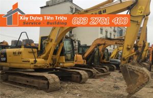 Đào đất móng công trình bằng cơ giới Huyện Hóc Môn.