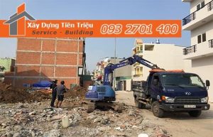 Đơn giá đào móng bằng máy ỏ Huyện Hóc Môn CTY Tiền Triệu.