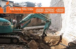 Xây dựng Tiền Triệu nhận thi công đào đất móng công trình Quận Tân Bình uy tín.
