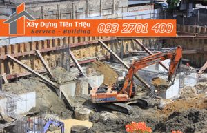 Công ty Tiền Triệu nhận thầu đào móng công trình ở Quận Bình Tân.