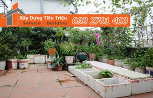 Các mẫu thiết kế khu vườn trên sân thượng TPHCM.