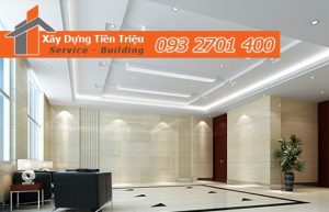 Trần thạch cao phẳng, giật cấp