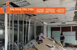 Dịch vụ tháo dỡ trần vách thạch cao giá rẻ - Tiền Triệu - 0932701400