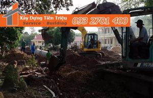 Chuyên nhận đào đường ống cống thoát nước giá rẻ - Tiền Triệu