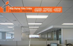 Bảng giá đóng trần thạch cao thả ở Quảng Ngãi.