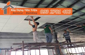 Dịch vụ đóng la phông nhà trọ Quảng Ngãi.