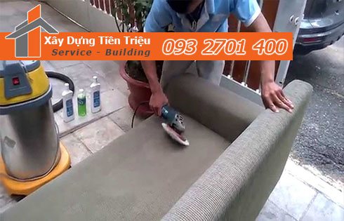 Giặt ghế sofa Quận Gò Vấp bằng máy hoi nước nóng 0938265056