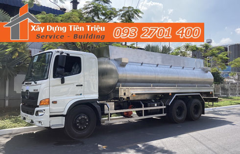 Dịch vụ cho thuê xe bồn chở nước sạch tại huyện Nhà Bè