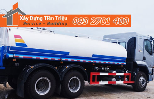 Cho thuê xe bồn chở nước sạch huyện Nhà Bè giá rẻ