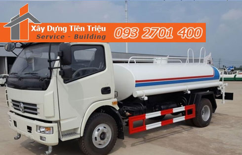 Cho thuê xe bồn chở nước sạch tại Quận 12