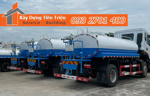 Giá cho thuê xe bồn chở nước sạch tại Quận 6 tốt nhất hiện nay