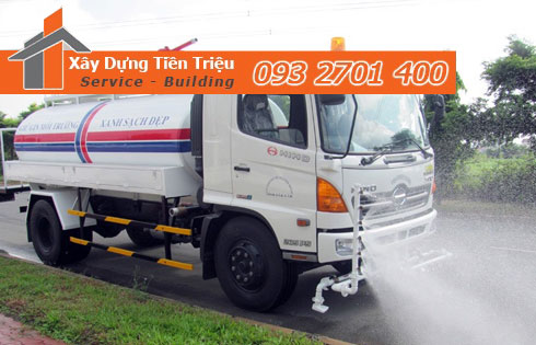 Thuê xe tưới nước rửa đường uy tín giá rẻ ở Bình Phước