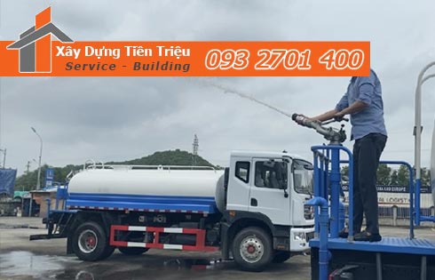 Thuê xe tưới nước rửa đường uy tín giá rẻ ở Huyện Hóc Môn