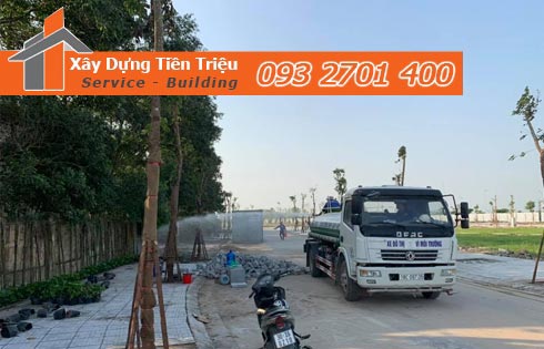 Xe tưới nước rửa đường tại Huyện Hóc Môn