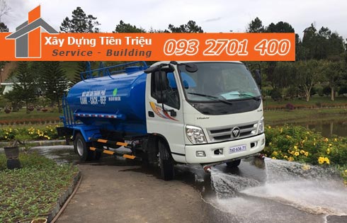 Cho thuê xe bồn phun nước rửa đường tại Quận 8